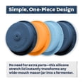 thumbnail image 2 of Fermentaholics Patented Silicone Fermentation Stretch Lids, 4 Pack, 2 of 8