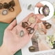 thumbnail image 3 of 16 piezas de 4 estilos de anillos de dedo en blanco ajustables, base de anillo de flor vintage, base plana, cabujón, ajustes de anillo, plata, bronce, manualidades para mujeres adultas., 3 of 9