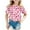 Hot Pink, variant on Godom Girls Super Soft Short Sleeve T-Shirts Quick Dry T-Shirts Girls Summer Tops