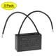thumbnail image 1 of Capacitores de ventilador de techo CBB61 de 4.5uF 350V CA 2 cables Uxcell, paquete de 3, 1 of 6