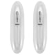 thumbnail image 1 of 2X Pluma Estilográfica de Punta de 0,5 mm con Cuentagotas Plumas Transparentes de Alta Capacidad Suministros Escolares de Oficina para Estudiantes Escritura Regalos Papelería Gris, 1 of 5