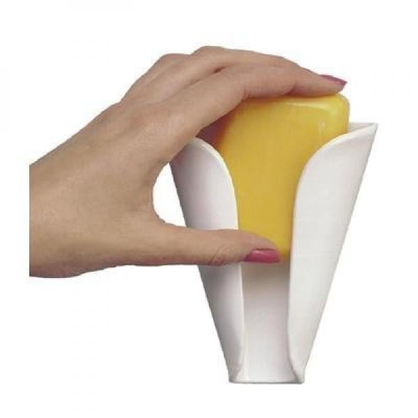 The Dry Bar Bath Soap Holder White