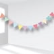 thumbnail image 5 of Paquete de 4 decoraciones de fiesta, banderín de bandera triangular de papel colgante para graduación, carnaval, boda, cumpleaños, bebé, despedida de soltera, decoraciones para fiesta, 5 of 5