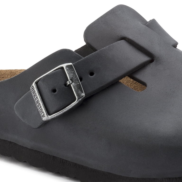 Birkenstock Womens Boston Leather Closed Toe Mules - Walmart.com display picture 2