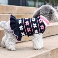 thumbnail image 5 of Suéter para perro Otoño Invierno Ropa para perros Abrigos cálidos para perros Jersey Lindo suéter para perros Vestido con correa Agujero Cuello alto Suéter para perros M, 5 of 5