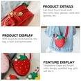 thumbnail image 4 of 1pc Girl Crossbody Bag Simple Small Shoulder Bag Strawberry Shaped Coin Bag, 4 of 7