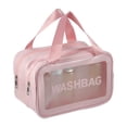thumbnail image 4 of 1 Pc Women Convenient Large Makeup Bag for Vacation Camping Business Travel, Pink-M, 4 of 4
