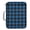 Dark Blue and Glack Gingham, variant on Haosy Accordion File Organizer Zipper Binder 500 Sheet 6-Tab Expanding File Folder Multi-Pocket 1.2 Inch 3 Ring Neautral Gingham Pattern