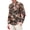 Camo Hunting Brown, variant on Christmas Tree Patchwork Mens Shirt Hawaiian Shirts for Athletic Work Travel Thanksgiving Design Breathable T-Shirt Tee Tops-Button Down Hawaiian T-Shirts for Man