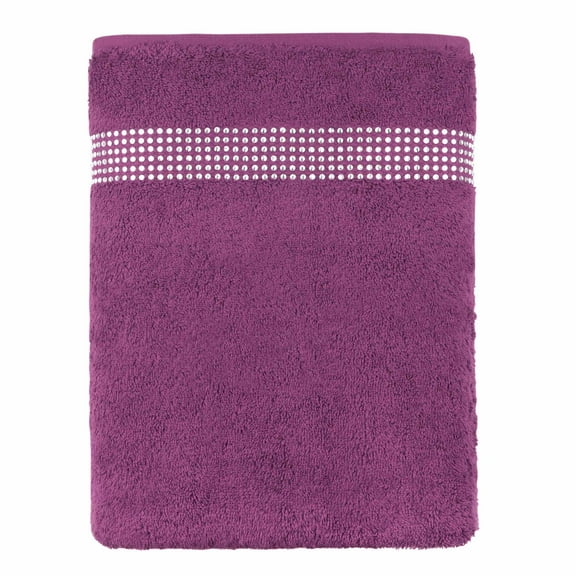 Stripe Bath Towel - Purple