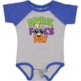 thumbnail image 3 of Inktastic April Fools Day with Funny Face Replacing O Boys or Girls Baby Bodysuit, 3 of 5