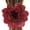 Red,Wine, variant on YiBai Peony Flower Curtain Clip-on Tie Backs Holdback Tieback Panel (Champagne)