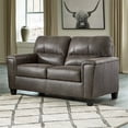 thumbnail image 2 of Signature Design by Ashley Navi Loveseat in Smoke, 2 of 13