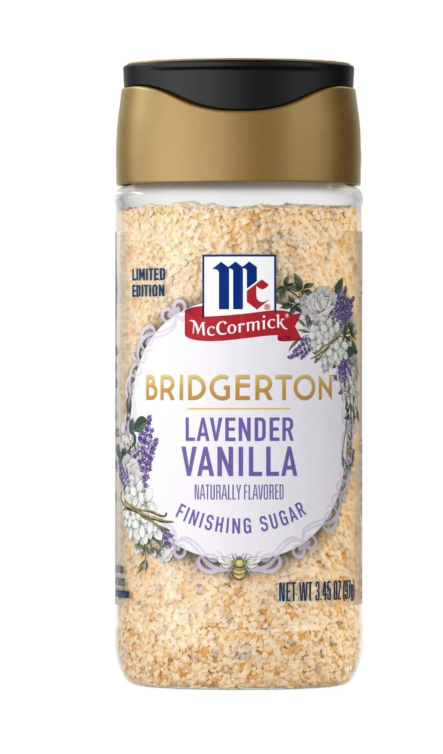 3 Limited Edition Bridgerton Lady Whistledown McCormick Finishing Sugars