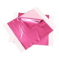 thumbnail image 2 of 100 Piezas de Papel de Oro Metálico - Papel de Aluminio para Decoración de Muebles Dorados, Uñas de Bricoje, Artes, Manualidades, Pi melocotón BLESIY Hojas de hoja de oro de imitación, 2 of 8