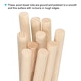 thumbnail image 3 of Unique Bargains 3/8 x 6 Inch Dowel Rods Wood Sticks Unfinished Wooden Dowel Rods Round Dowels Sticks 25 Pcs, 3 of 6