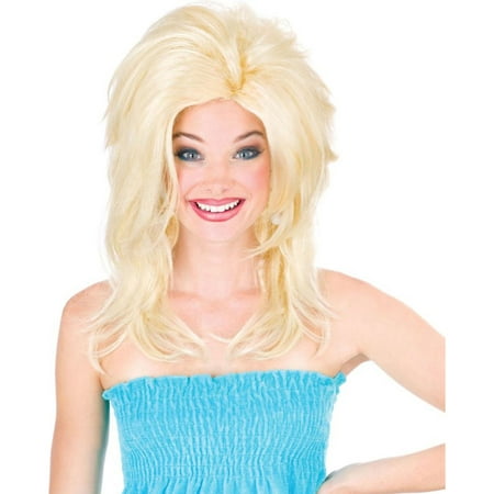 Morris Costumes Womens Shoulder Length Wig Blonde, Style FW92547BD