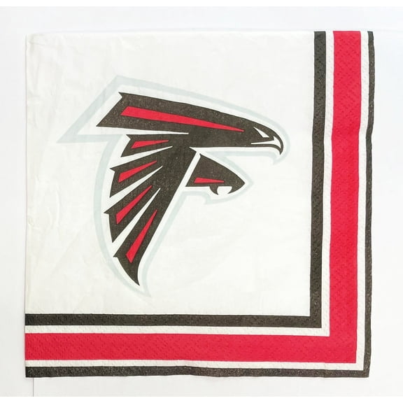 Atlanta Falcons Football Freddie Falcon Large Disposable Party Napkins - Pack of 16