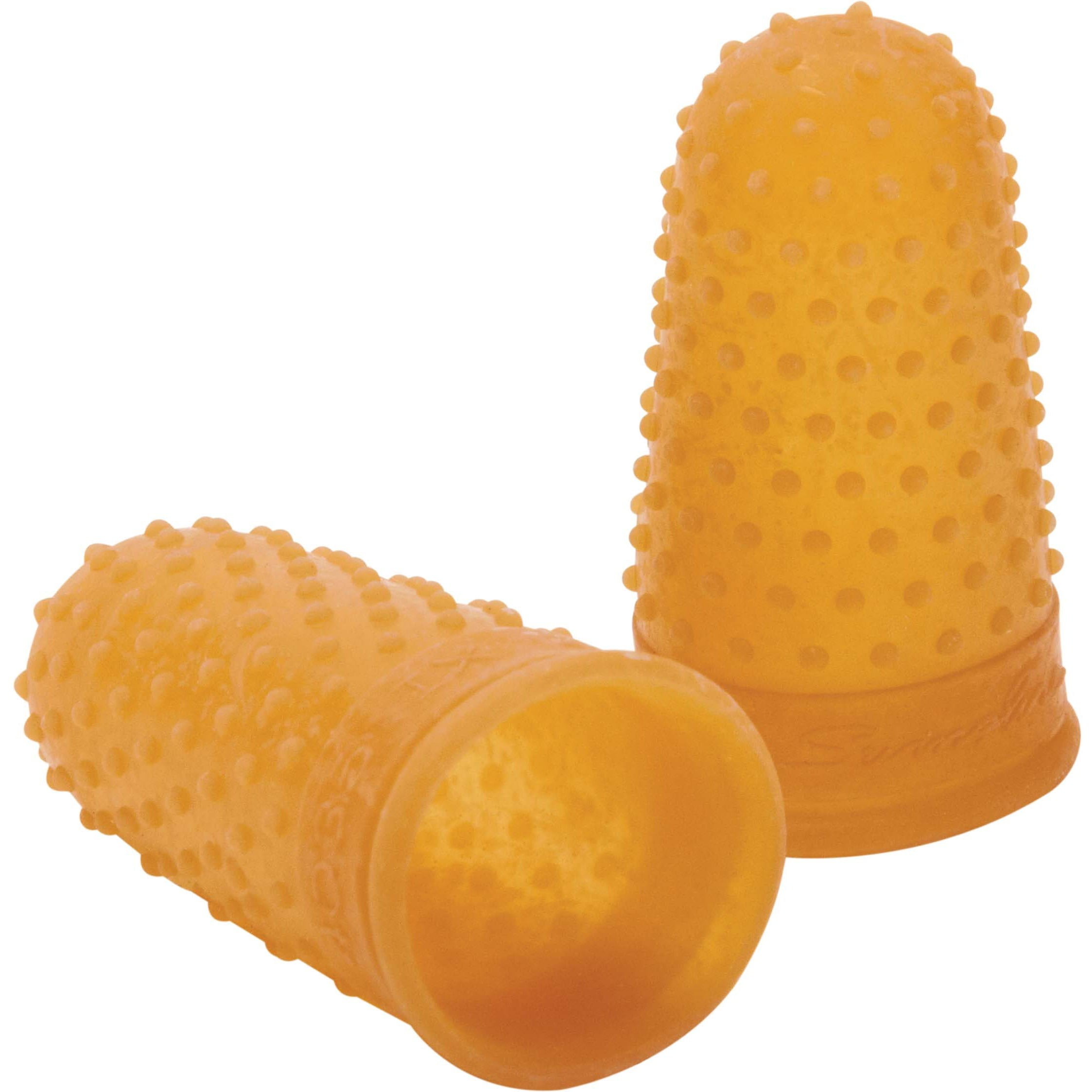 Swingline Rubber Finger Tips, Amber