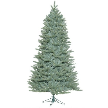 Vickerman 4.5' Colorado Blue Spruce Slim Artificial Christmas Tree with 300 Warm White LED