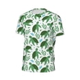 thumbnail image 5 of Rocae Cartoon Turtle for Men's Mesh Quick-Dry Short Sleeve Workout T-Shirt,Mens Crew Neck Tee Lightweight Soft Classic T Shirts 4X-Large, 5 of 9