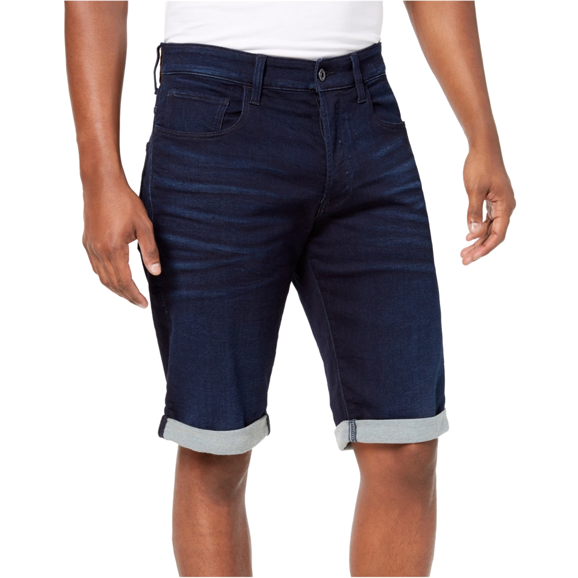 g star denim shorts mens