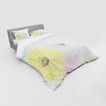 thumbnail image 3 of Ambesonne Pastel Bedding Set 3 Pcs, Colorful Gerbera Daisies, Twin XL, Pale Green and Pale Blue, 3 of 3