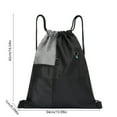 thumbnail image 2 of Drawstring Backpack, Sport Bag, Lightweight Polyester Gym Bag for Outdoor Travel and Casual Use, Adjustable Shoulder Straps, Durable Storage Solution, 2 of 7