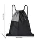 thumbnail image 3 of Mochila con Cordón Ajustable - Bolsa Deportiva con Correas Ajustables, 34 X 42 Cm, de Poliéster, Ideal para Gimnasio, Escuela y Viajes - Negra, Azul, Roja, Gris, 3 of 6