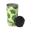 thumbnail image 2 of Lsque Broccoli 3 Pattern Travel Coffee Mug 16oz: Insulated Coffee Cup with Leakproof Lid, Coffee Tumbler, Reusable Coffee Cups with Seal Lid, 2 of 8