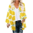 thumbnail image 2 of Nouveaux Hauts pour Femmes 2023 Mode Col Rond Grande Taille T-Shirt à Manches Longues Blouse Imprimée Automne Chandail en Molleton à Manches Longues pour Femmes, 2 of 5