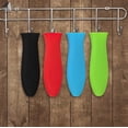 thumbnail image 2 of PULLIMORE Silicone Hot Handle Holder, Rubber Pot Handle Sleeve Heat Resistant Cast Iron Skillet Handle Holder, Metal cookware Handles (Set of 4 Color), 2 of 9