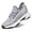 Grey, variant on Men's Height Increasing Sneakers, Monochrome Mesh Athletic Tennis Training Shoes