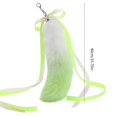 thumbnail image 3 of Plush Tail Charm with Ribbon, Animal Tail Pendant Keychain Key Holder Keyring Pendant Decorations Purse Bag Charm Multicolor, 3 of 4