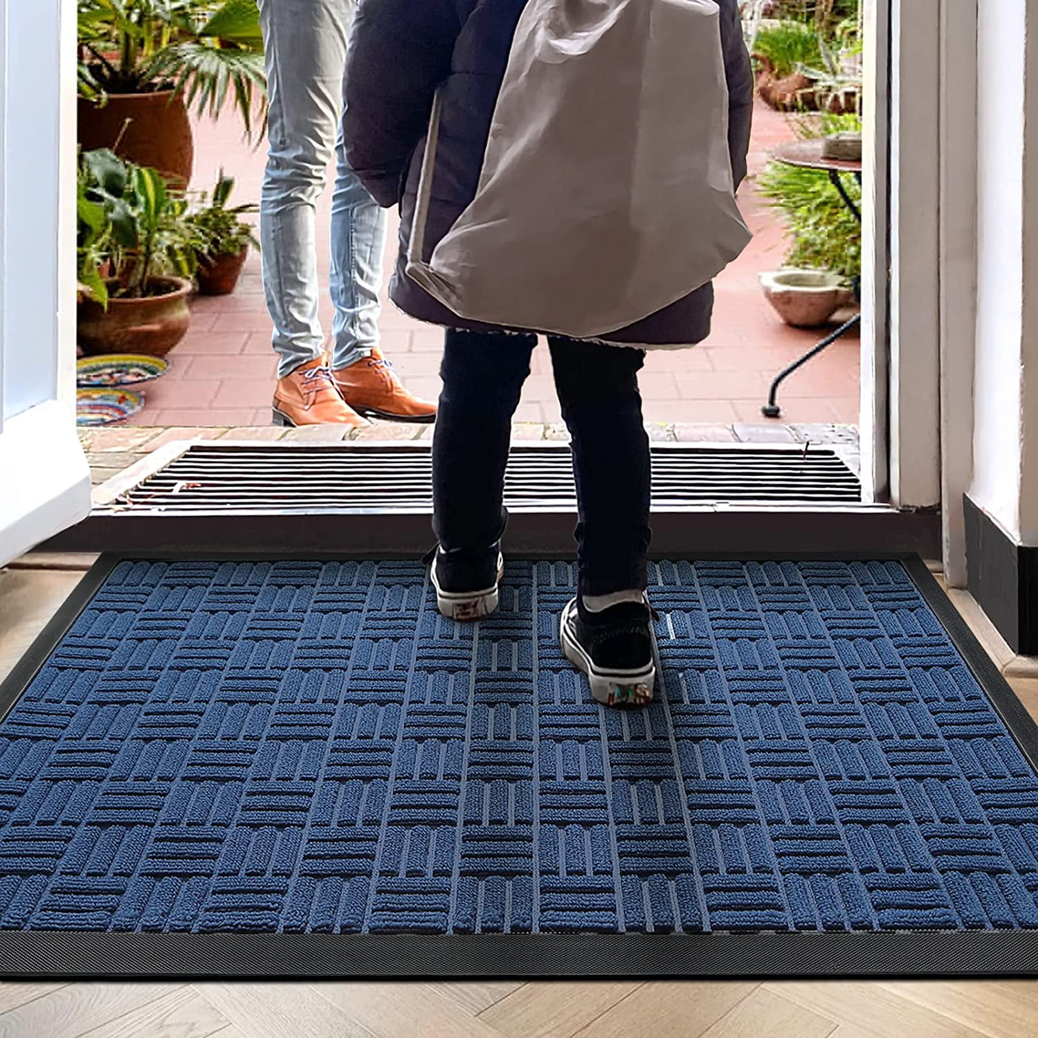 Extra Large Heavy Duty Front Door Mat Outdoor Indoor Entrance Doormat Waterproof 