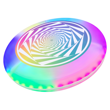 LED Flying Disc, Light-Up Plastic Disc for Outdoor Play, by MinnARK