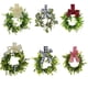 thumbnail image 2 of Decoraciones navideñas Cinta de arpillera Corona de ratán Corona navideña Bricolaje Armario de cocina Puerta de boj Corona colgante, 2 of 5