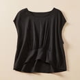thumbnail image 2 of aidice Cotton Linen Tank Tops for Women Sleeveless Flowy Crew Neck Tanks Summer Lounge Homewear Top, 2 of 4