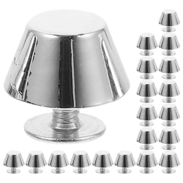 20 piezas Stud bolsa pies reemplazo de aleación de Zinc monedero pies inferiores monedero pies para bolsos monedero pies Hardware bolsa tachuelas inferiores