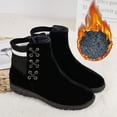 thumbnail image 4 of jsaierl Thick-Soled Plus Velvet Short Snow Boots Warm Plus Size Casual Women's Boots, 4 of 9