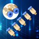 thumbnail image 4 of Conector neumático de montaje, 5 piezas Accesorios para impresoras 3D Conector neumático de empuje Conector neumático de empuje Integración perfecta, 4 of 8