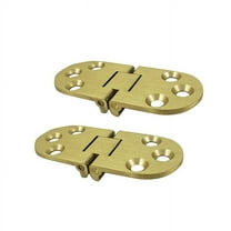 White Water 7714B Brass Flush Mount Hinge, 2-13/16" x 1-3/16"