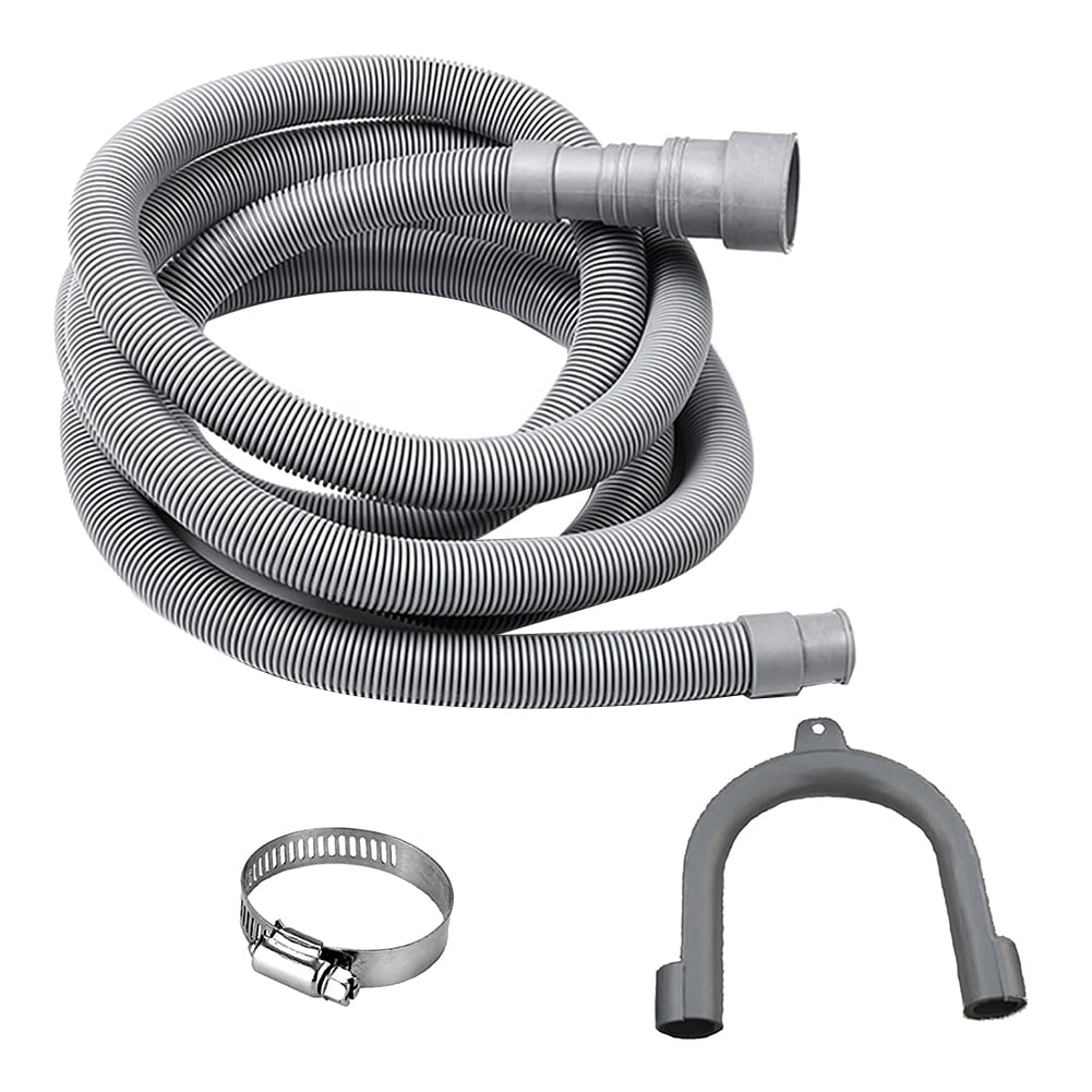 Washing Machine Fill Water Hose Waste Drain Hose Extension Kit For Samsung 2.5m 