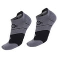 thumbnail image 2 of 1 par de calcetines cortos para hombre, transpirables, gruesos, cómodos, hasta el tobillo, cálidos. Gris, 2 of 8