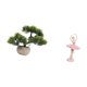 thumbnail image 5 of Colección De Bonsáis Artificiales, Plantas Artificiales, Centros De Mesa, Figura De Bailarina, Escultura De Resina, Regalo, Recuerdo, Adorno Para Oficina O Estudio., 5 of 8