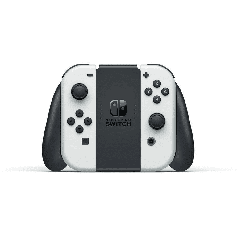 Restored Nintendo HEGSKAAAA OLED w/ White Joy-Con White, Nintendo