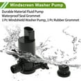 thumbnail image 7 of Unique Bargains Windshield Washer Pump w/Grommet for Land Rover Freelander 2 2006-2014 Front Washer Fluid Pump Windshield Wiper pump No.LR002301 Black,White 1 Set, 7 of 7