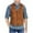 Brown, variant on Aueoeo Men's Vests Western Herringbone Casual Waistcoat Travel Photography Waistcoat Button Up Jacket
