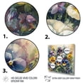 thumbnail image 3 of Designart "Purple Blossoming Petunias IV" Floral Petunias Wall Art For Kitchen, 3 of 5