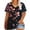 C Multicolor, variant on Crunowin Plus Size Tops for Women Summer Short Sleeve Tunic V Neck Tshirts Casual Floral Blouse Tops Multicolor Size 4XL